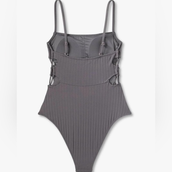 New women’s large shade & shore Grey swimsuit - Picture 3 of 5